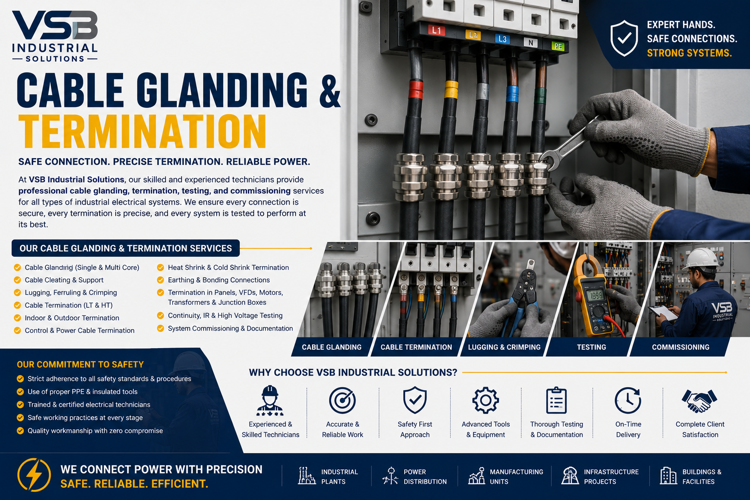 Cable Glanding & Termination